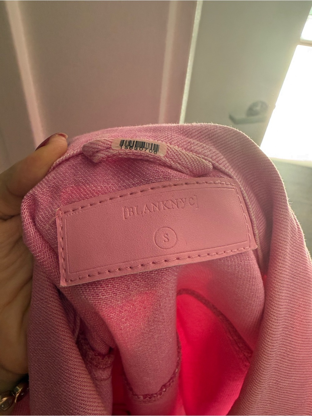Blank NYC Pink Denim Romper - Picture 2 of 2